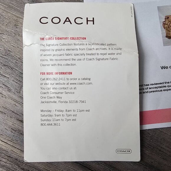 Coach Vintage Parker Op Art Canvas Leather Hobo Hippie Shoulder Bag COA - Picture 15 of 16